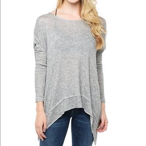 Free people open twist back sweater!!
