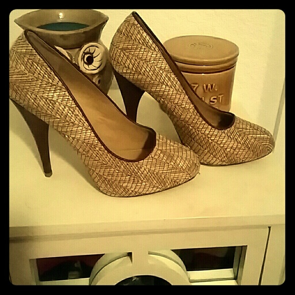 Wicker Tan Shoes
