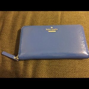 Royal blue Kate Spade wallet