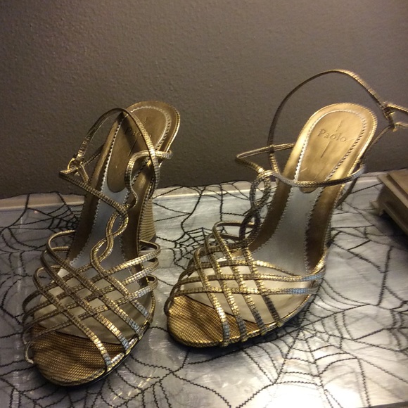 Palo "Nordstrom " Burnished Gold Wedges metallic