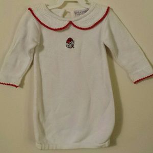 Unisex infant sweater gown