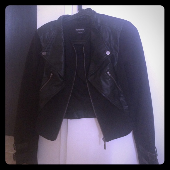 Size xs Bebe faux leather jacket