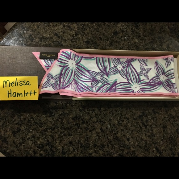 LOUIS VUITTON FLOWERS RAIN GIANT BANDEAU