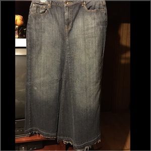 JcPenney denim skirt size 14