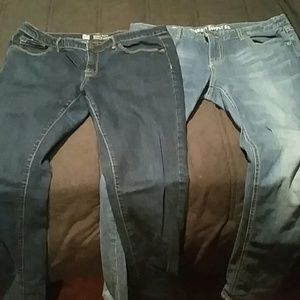 Two pairs of jeans