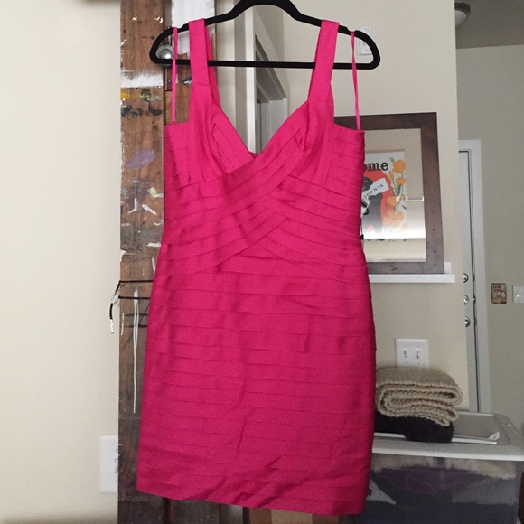 Hot Pink BCBG Dress