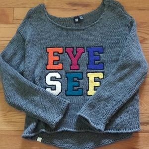 Grey bulky sweater