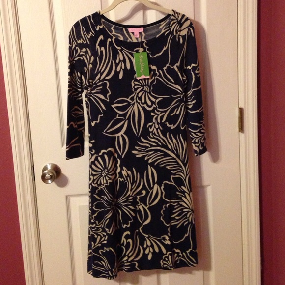 Lilly Pulitzer Pipster Dress in True Navy Bella