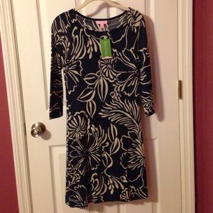 Lilly Pulitzer Pipster Dress in True Navy Bella