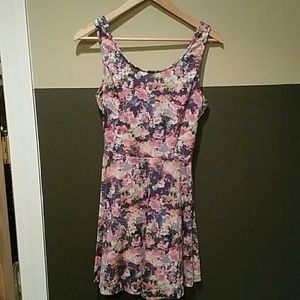 Fit and flare floral dress