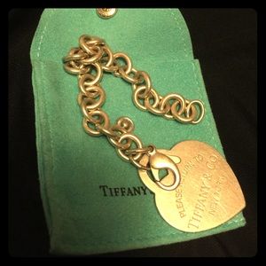 Authentic Large Heart Tag Tiffany & Co Bracelet