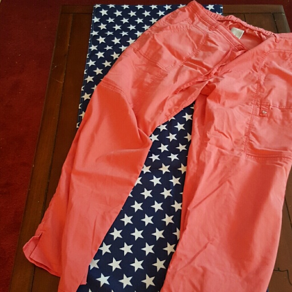 Light Orange Womens Scrub Pants