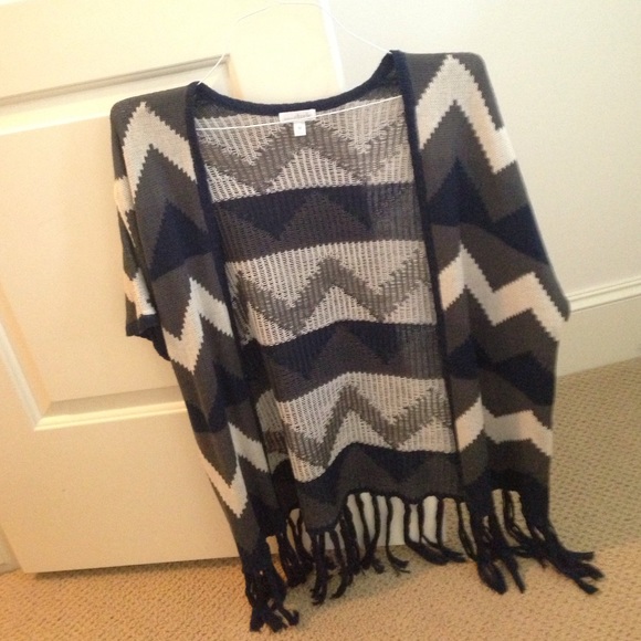 Charming Charlie fringe shawl!