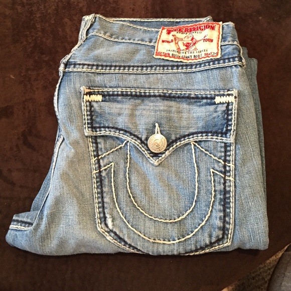 MENS True Religion jeans.