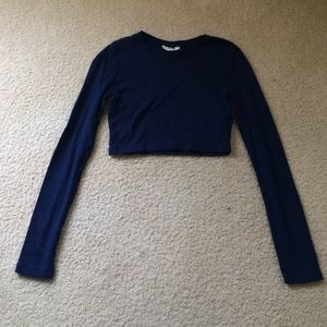 Forever 21 long sleeve crop top