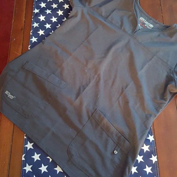 Grey Scrub Top