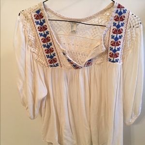 Boho 3/4 Sleeve Top