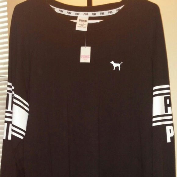 PINK Varsity Crew Sweatshirt