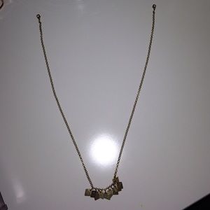 Middle length gold necklace!