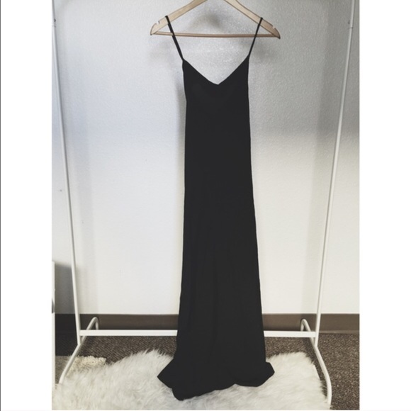 SOLD! Criss Cross Back Slip Dress - Picture 3 of 4