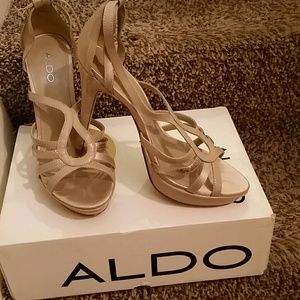 Aldo Gold heels