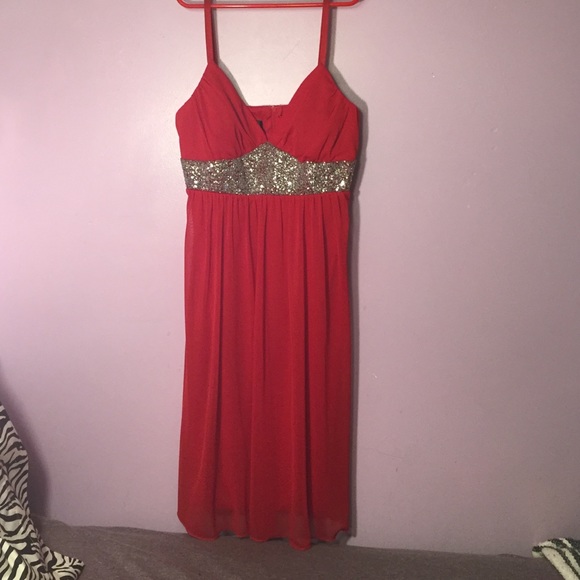 red party dress