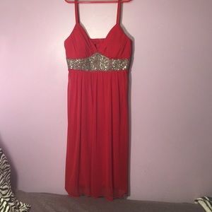 red party dress