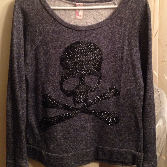 Skull embellished sweatshirt