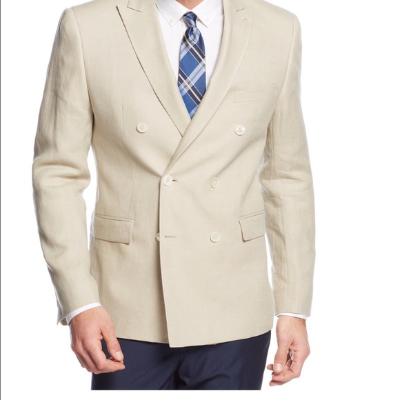 Ralph Lauren Linen Double-Breasted Sport Coat