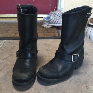Black Frye Engineer boots