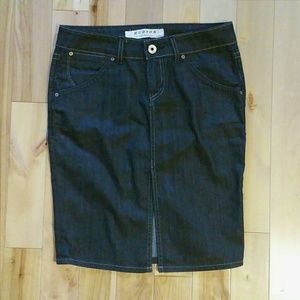 Hudson Denim Pencil Skirt