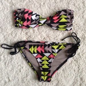 Sent to GoodWill. Xhilaration Aztec Print Bikini