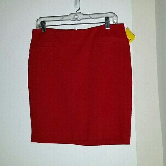 Red skirt