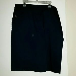 Navy skirt