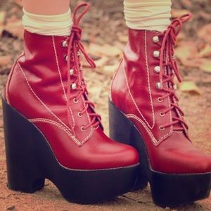 Jeffrey Campbell Cherry Red Tardy