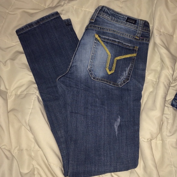 Vigoss Studio ripped skinny jeans size 5/6 28