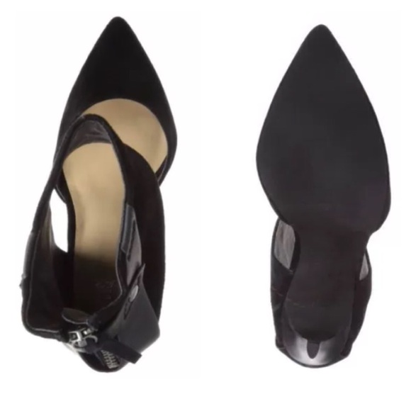 NEW Joe's Jeans Baylee D' Orsay Suede Heels - Picture 3 of 5