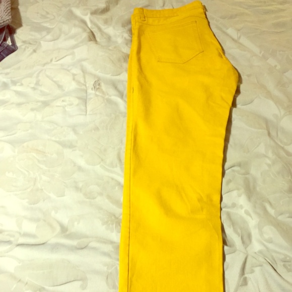 Men's Jeans ( Mustard Yellow )