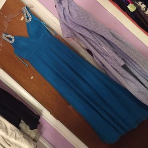 turquoise dress