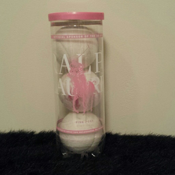 Canister of (3) RALPH LAUREN tennis balls
