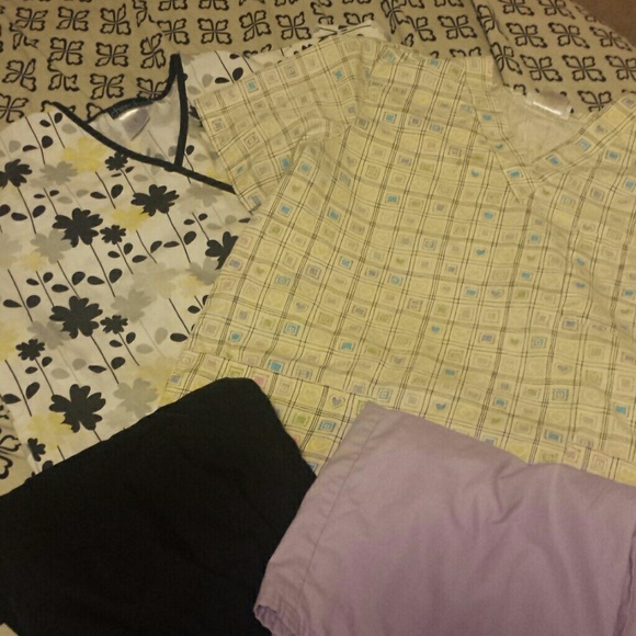 2 sets of scrubs