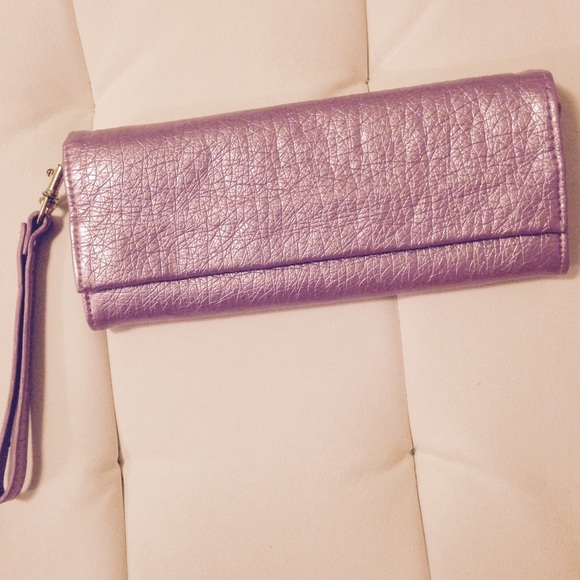 Weathered look Lilac Clutch
