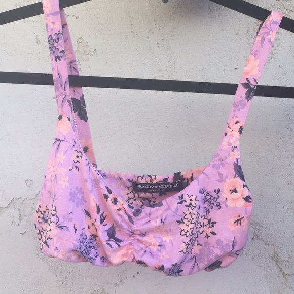 Brandy Melville Other - 🚫SOLD Brandy Melville Floral Bralette RARE