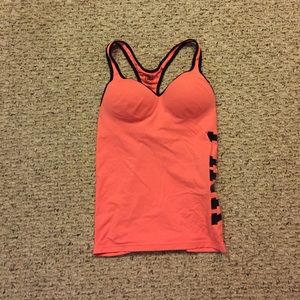 Orange Victoria's Secret work out top