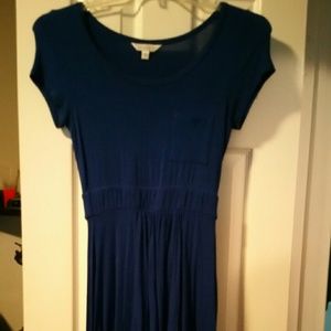 Super flattering Royal Blue Maxi Dress