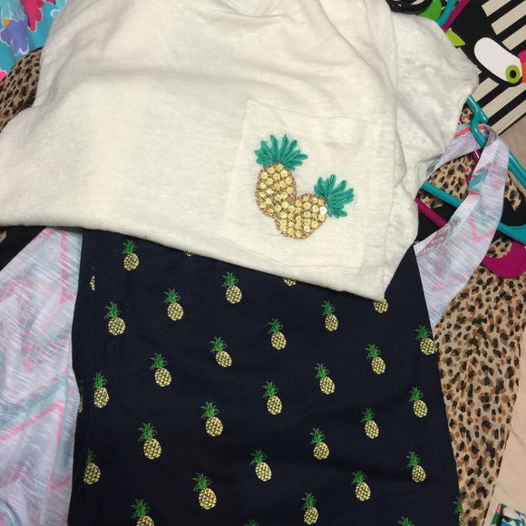 J crew pineapple set