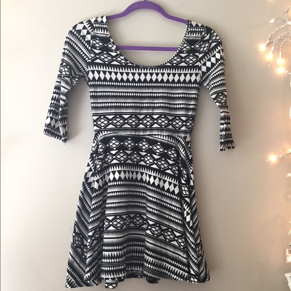Aztec Skater Dress - Picture 2 of 3