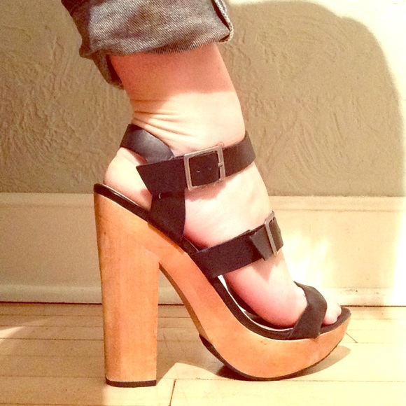 Lauren Conrad Wooden Heels