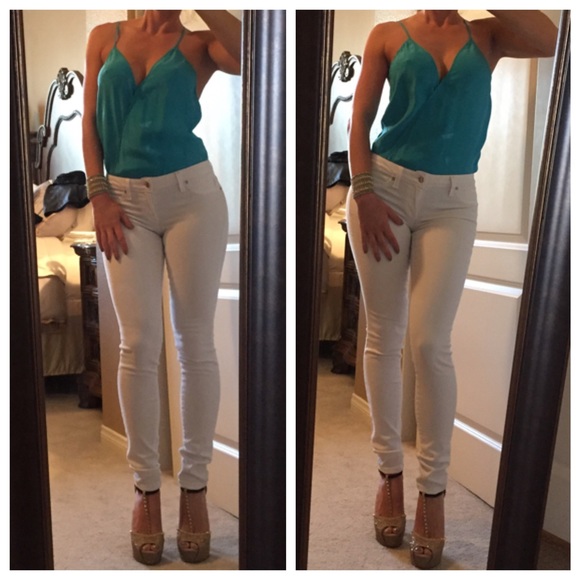 Teal Bebe bodysuit