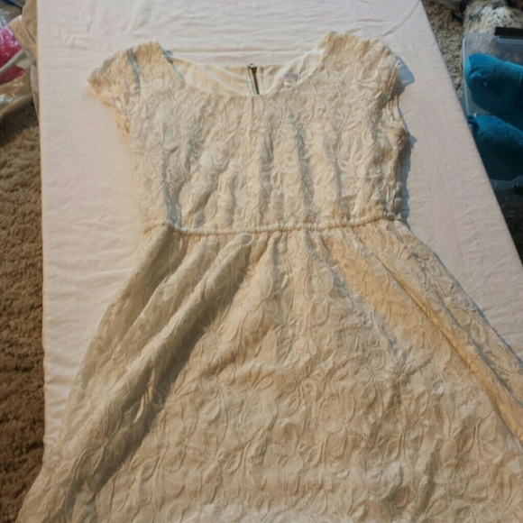 Lace dress.